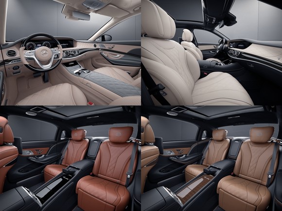 더 뉴 메르세데스-마이바흐 S 560 4MATIC 에디션 내부 모습. ⓒ 메르세데스-벤츠 코리아