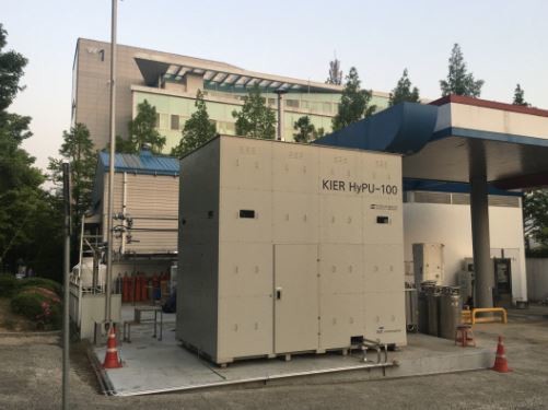 이번에 에너지기술연이 개발한 '현장생산형 고순도 생산 유닛' 시설. 생산효율이 높고 저렴하게 수소를 공급할 수 있다. ⓒ한국에너지기술연구원