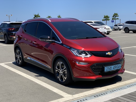 한국GM 디자인센터 주도 하에 디자인 된 볼트 EV. = 노병우 기자