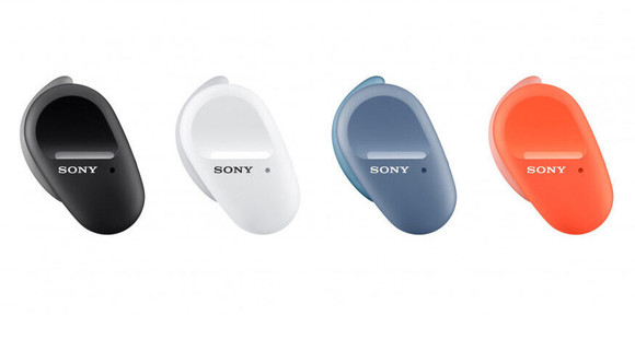 WF-SP800N은 △블랙 △화이트 △블루 △오렌지 총 4가지 색상으로 출시된다. ⓒ 소니코리아