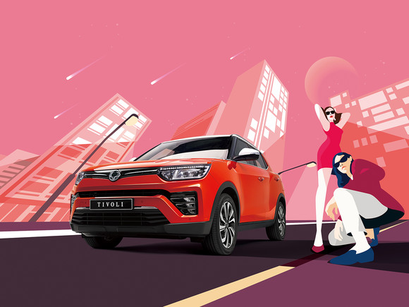 티볼리 출시 5주년을 맞아 선보인 티볼리 리미티드 에디션. ⓒ 쌍용자동차