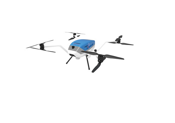 대한항공이 자체 개발한 하이브리드 드론. ⓒ 대한항공