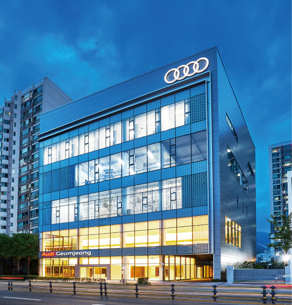 아우디 부산 금정 전시장 전경. ⓒ 아우디 코리아