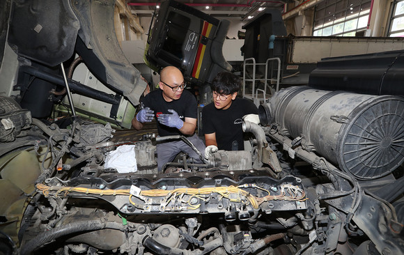 만트럭버스코리아가 상용차 전문 정비 인력 양성을 위한 아우스빌둥 3기를 출범했다. ⓒ 만트럭버스코리아