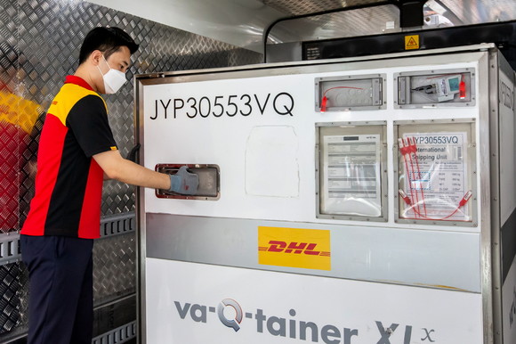 DHL 코리아가 국내에서 DHL을 통해 해외로 운송되는 코로나19 진단키트 누적 운송물량이 310톤을 돌파했다. ⓒ DHL 코리아