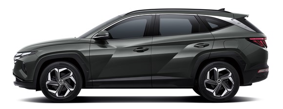 날렵한 측면 캐릭터 라인과 펜더의 풍부한 볼륨, 각진 휠 아치의 조화를 통해 입체적이고 감각적인 차체를 완성했다. ⓒ 현대자동차