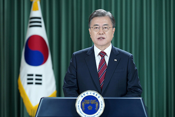 문 대통령이 의장인 올해 우리의 제안으로 성사된 믹타 사상 첫 정상급 대표발언은 8년차를 맞이하는 믹타 협의체의 국제사회 내 위상 제고는 물론 믹타의 파트너십을 한층 강화하는 계기가 됐다. ⓒ 청와대