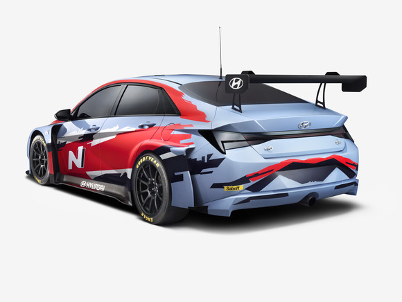 세계 최초로 공개된 아반떼 N TCR 이미지. ⓒ 현대자동차