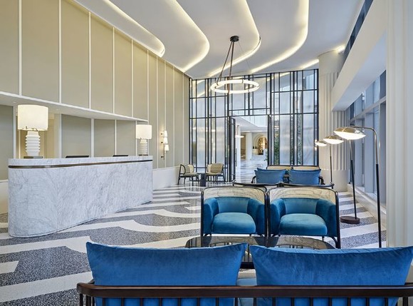 '그랜드 조선 부산' 프론트데스크 전경. ⓒ 신세계조선호텔