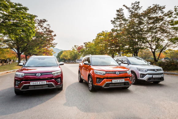 소형 SUV를 뛰어넘는 자유로움과 대대적으로 상품성을 향상시킨 티볼리 에어. ⓒ 쌍용자동차