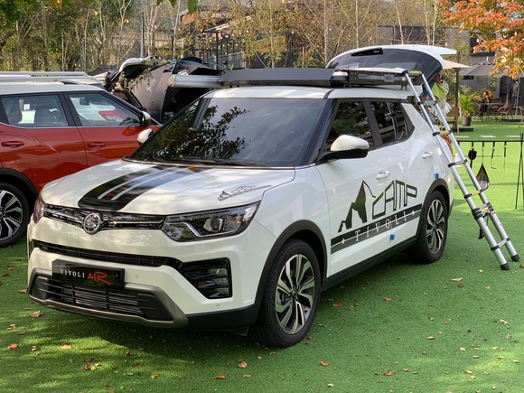 티볼리 에어는 1.5 터보 가솔린엔진과 아이신 6단 자동변속기가 조화를 이뤘다. = 노병우 기자