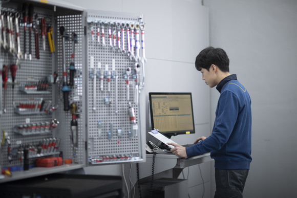 볼보자동차 전용 진단장치 VIDA 프로그램을 활용해 스웨디시 프리미엄 서비스를 제공하고 있는 볼보자동차코리아. ⓒ 볼보자동차코리아