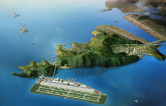 가덕신공항 조감도. ⓒ 부산시