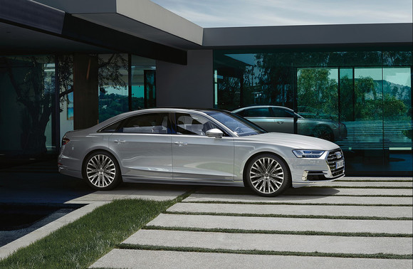 아우디 A8은 '아우디 럭셔리 클래스의 미래'를 보여주는 플래그십 모델이다. ⓒ 아우디 코리아