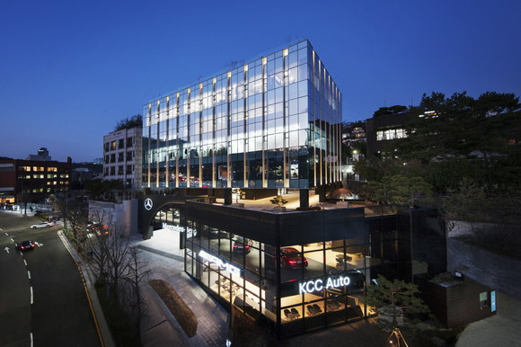 메르세데스-벤츠 한남 전시장 및 서비스센터 전경. ⓒ 메르세데스-벤츠 코리아