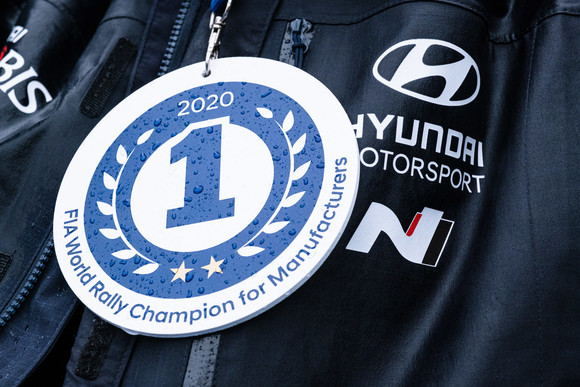 동일한 제조사가 2년 연속으로 WRC 우승을 차지한 것은 2016년 폭스바겐 이후 4년만이다. ⓒ 현대자동차