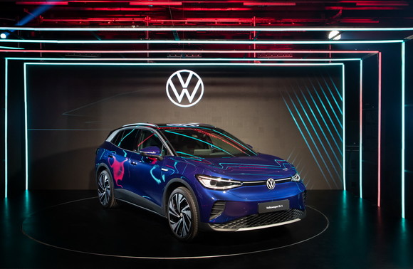 폭스바겐 브랜드의 첫 번째 순수 전기 SUV 모델인 폭스바겐 ID.4. ⓒ 아우디폭스바겐코리아