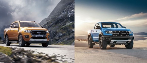 레인저 와일드트랙과 레인저 랩터. ⓒ 포드코리아