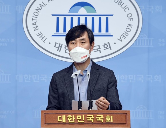 대통령 후보 경선 출마를 선언한 하태경 국민의힘 의원. ⓒ 연합뉴스
