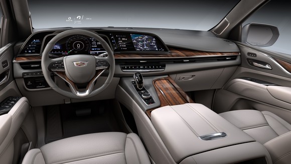 신형 에스컬레이드 실내 모습. ⓒ 캐딜락코리아
