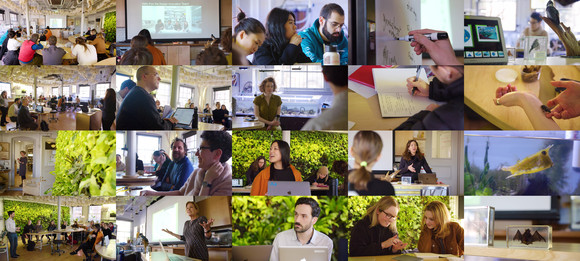 현대차그룹과 RISD 구성원들이 미래 도시 디자인을 주제로 공동연구하는 모습을 담은 영상의 스크린샷. ⓒ 현대자동차그룹