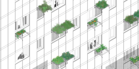 '산업디자인+건축' 디자인 연구팀이 제안한 '햇빛을 찾아 스스로 이동하는 녹색 인프라' 디자인 프로젝트. ⓒ 현대자동차그룹