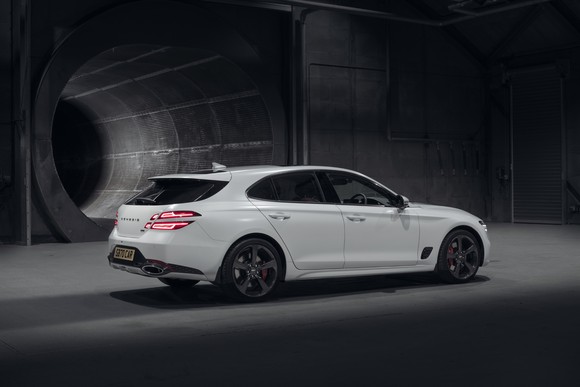 G70 슈팅 브레이크 후측면. ⓒ 제네시스 브랜드