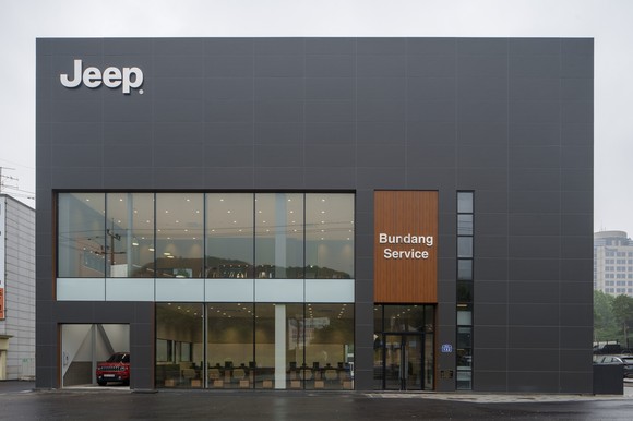 최근 확장 이전한 지프 분당 서비스센터 전경. ⓒ 스텔란티스코리아