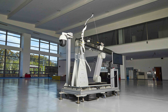 고정밀 슈팅머신은 지난 2016년 리우올림픽을 위해 제작한 장비 대비 정밀도와 정확도를 획기적으로 개선했다. ⓒ 현대자동차그룹