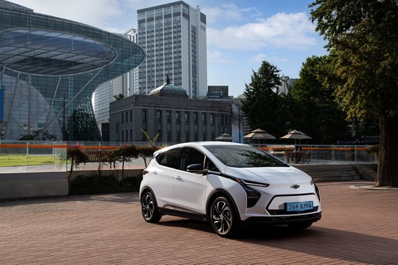 쉐보레의 기술혁신과 독창성을 보여주는 볼트EV. ⓒ 쉐보레