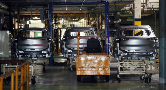 가동을 멈춘 한국GM 부평공장 모습. ⓒ 연합뉴스