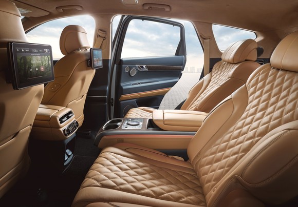 2022 GV80 6인승 모델 내부. ⓒ 제네시스 브랜드
