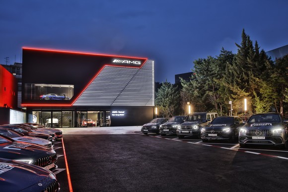 AMG 전용 브랜드 센터 AMG 서울의 외관. ⓒ 메르세데스-벤츠 코리아