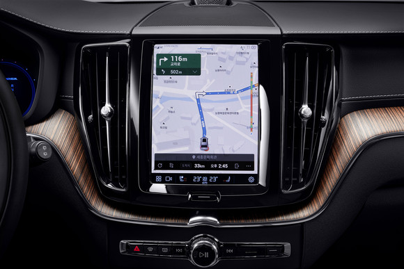 신형 XC60 센서스 티맵 구현. ⓒ 볼보자동차코리아