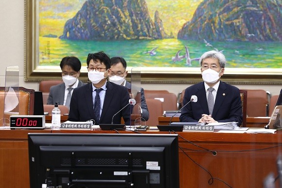 고승범 금융위원장은 6일 국정감사에서 가계부채가 경제·금융의 위험요인으로 작용하지 않도록 추가대책을 마련 중이라고 밝혔다. ⓒ 국회
