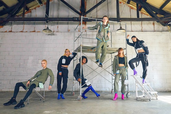 패션모델들이 업사이클링 의상을 착용하고 있는 모습. ⓒ 현대자동차