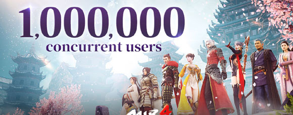 MMORPG 장르 게임이 단일 빌드로 동시 접속자 수 100만명을 넘기는 것은 선례를 찾기 힘든 이례적인 일이다. ⓒ 위메이드