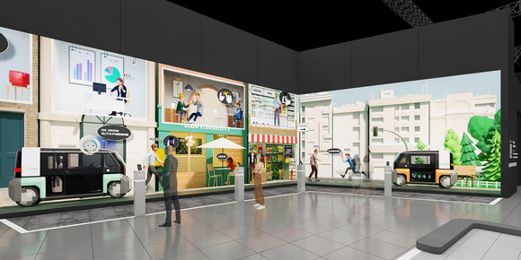 현대모비스 CES 2022 전시관 조감도. ⓒ 현대모비스