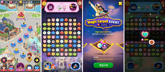 '슈가 러쉬'는 '주먹왕 랄프'를 배경으로 개발됐다. ⓒ 선데이토즈