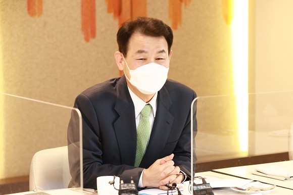 정은보 금융감독원장은 9알 서울 중구 소재 은행연합회에서 4개 상호금융(농협·산림조합·수협·신협중앙회) 중앙회장들과 간담회를 갖고 주요 현안에 대해 논의했다. ⓒ 금융감독원