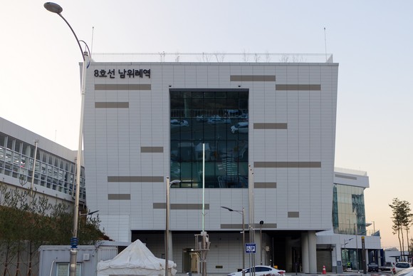 8호선 남위례역. 경전철 위례선과의 환승역으로도 예정돼 있다. ⓒ 서울시