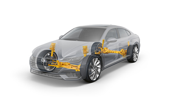 신형 아테온 어댑티브 섀시 컨트롤. ⓒ 폭스바겐 코리아