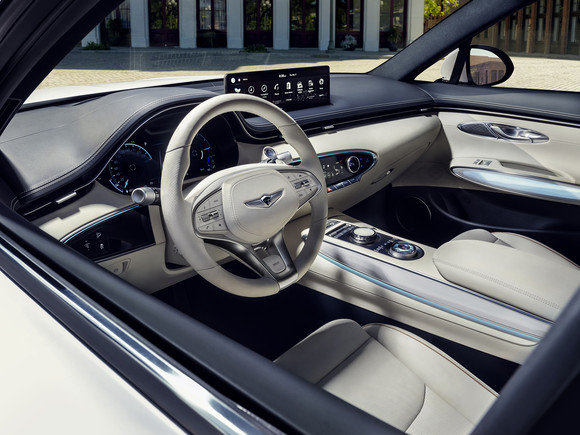 GV70 전동화 모델 내부 모습. ⓒ 제네시스 브랜드