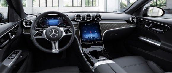더 뉴 C 200 4MATIC 아방가르드 인테리어. ⓒ 메르세데스-벤츠 코리아