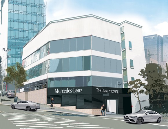 신사 서비스센터 전경. ⓒ 메르세데스-벤츠 코리아