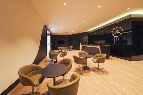 신사 서비스센터 내부 모습. ⓒ 메르세데스-벤츠 코리아