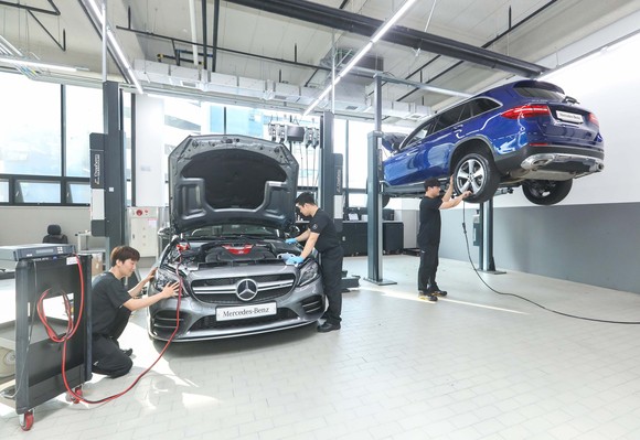 메르세데스-벤츠 코리아 서비스센터 모습. ⓒ 메르세데스-벤츠 코리아