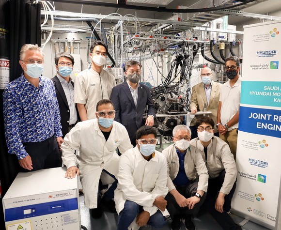 현대차그룹-아람코-KAUST 연구진 사진. ⓒ 현대자동차그룹
