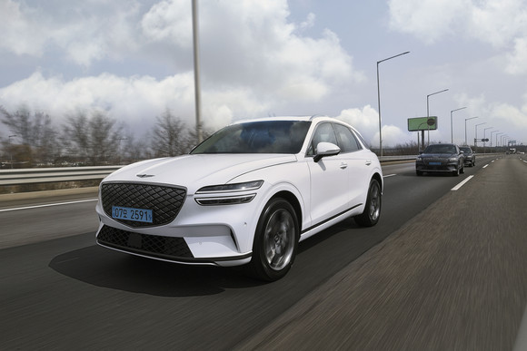 GV70 전동화 모델은 제네시스의 중형 럭셔리 전동화 SUV다. ⓒ 제네시스 브랜드