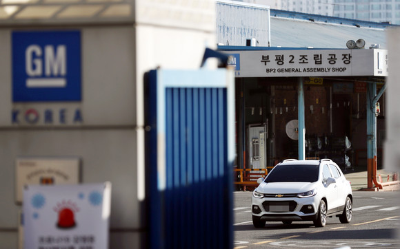 한국GM의 부평2조립공장의 모습. ⓒ 연합뉴스